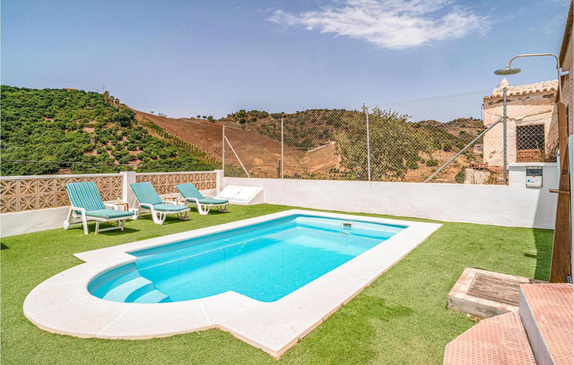 Gorgeous Home In Cajiz With Wifi Cajís Exterior foto